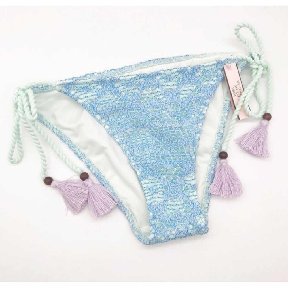 VS Floral Crochet Lace Bikini Bottoms